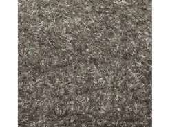 Alfombra pelo largo aspecto brillante ISTAN gris Ø 120 cm