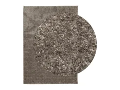 Alfombra pelo largo aspecto brillante ISTAN gris 160x230 cm ES27419
