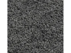 Alfombra peluda antideslizante gris oscuro 120x170 cm ES49299