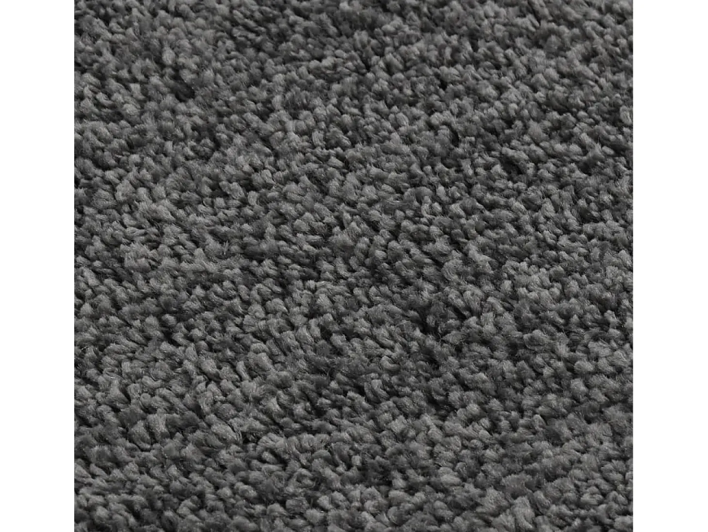 Alfombra peluda antideslizante gris oscuro 120x170 cm ES49299