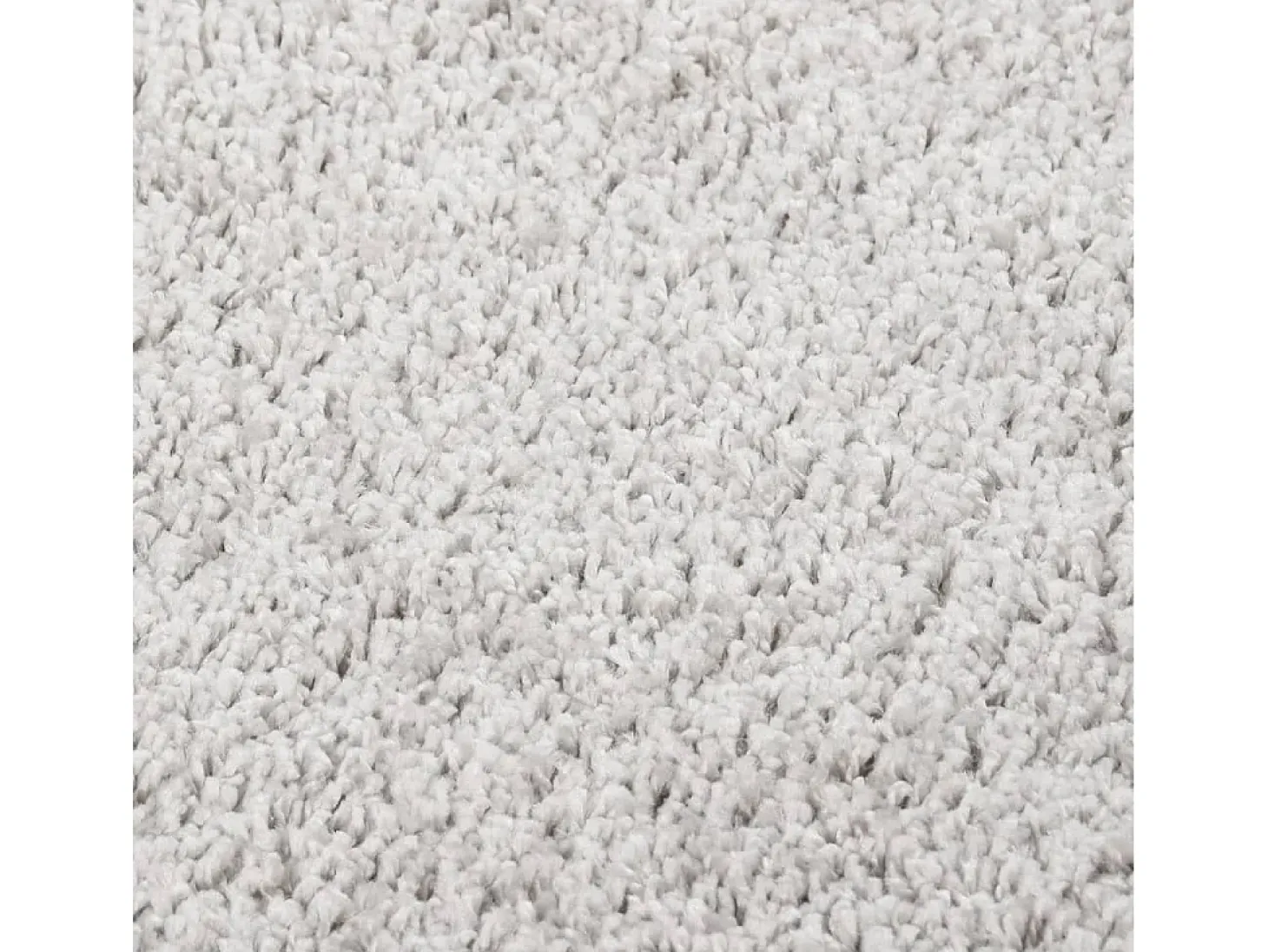 Alfombra peluda antideslizante gris claro 140x200 cm