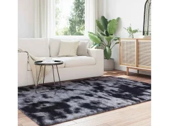 Alfombra peluda NAVARRA gris oscuro 160x230 cm