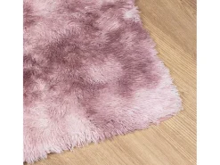 Alfombra peluda NAVARRA Rosa Polvo 160x230 cm
