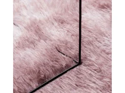 Alfombra peluda NAVARRA Rosa Polvo 160x230 cm