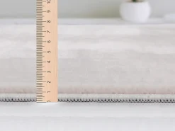 Alfombra piel sintética suave lavable - Beige - 140 x 200 cm - COSY