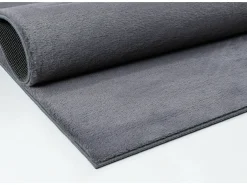 Alfombra piel sintética suave lavable - Antracita - 240 x 340 cm - COSY