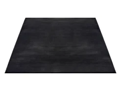 Alfombra piel sintética suave lavable - Negro - 140 x 200 cm - COSY