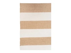 Alfombra Pina 200x300cm plástico exterior beige, blanco roto.