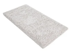 Alfombra reciclada de pelo largo color marfil 160 × 230 cm AIMEE