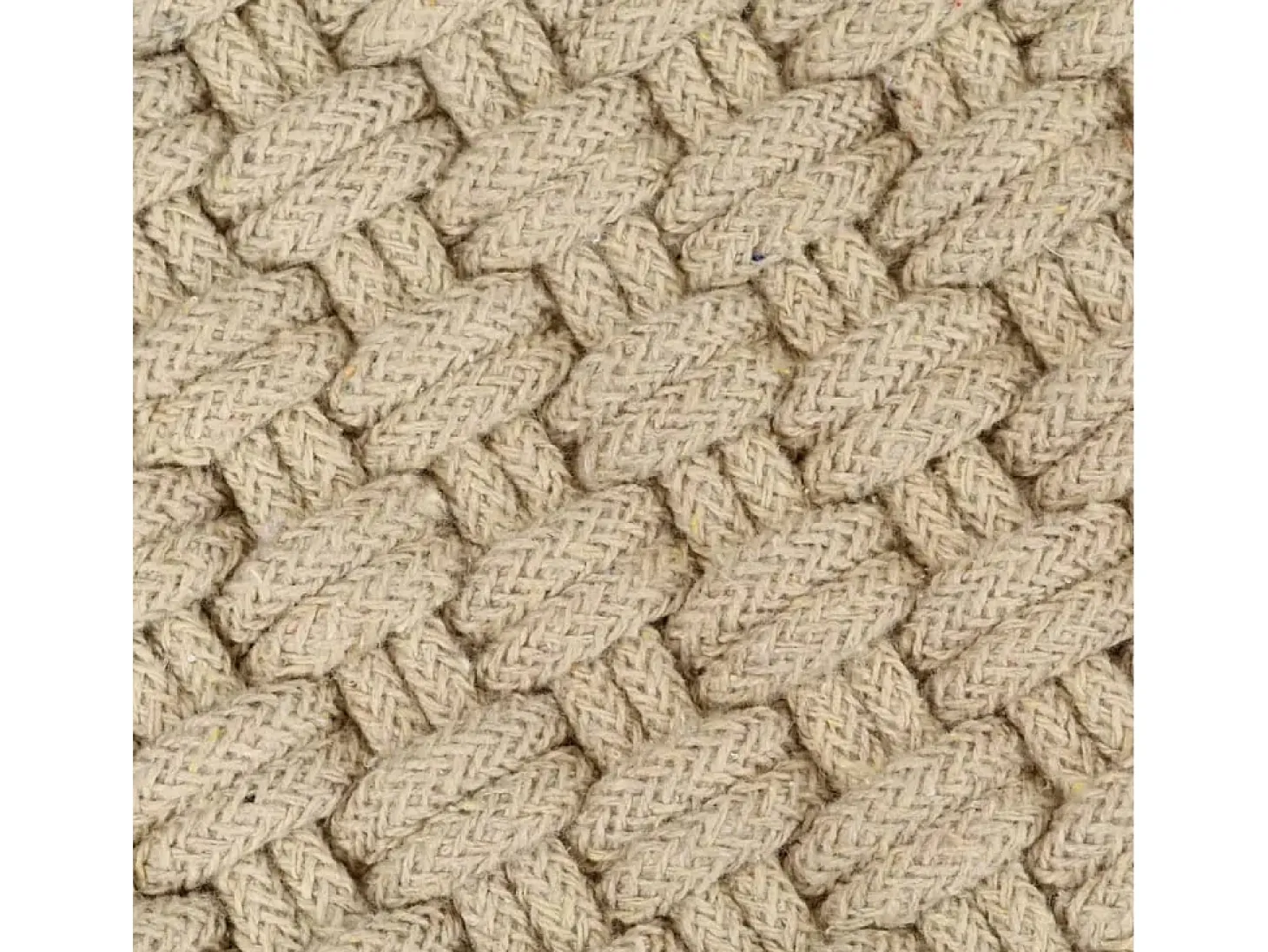 Alfombra rectangular algodón natural 120x180 cm ES46106