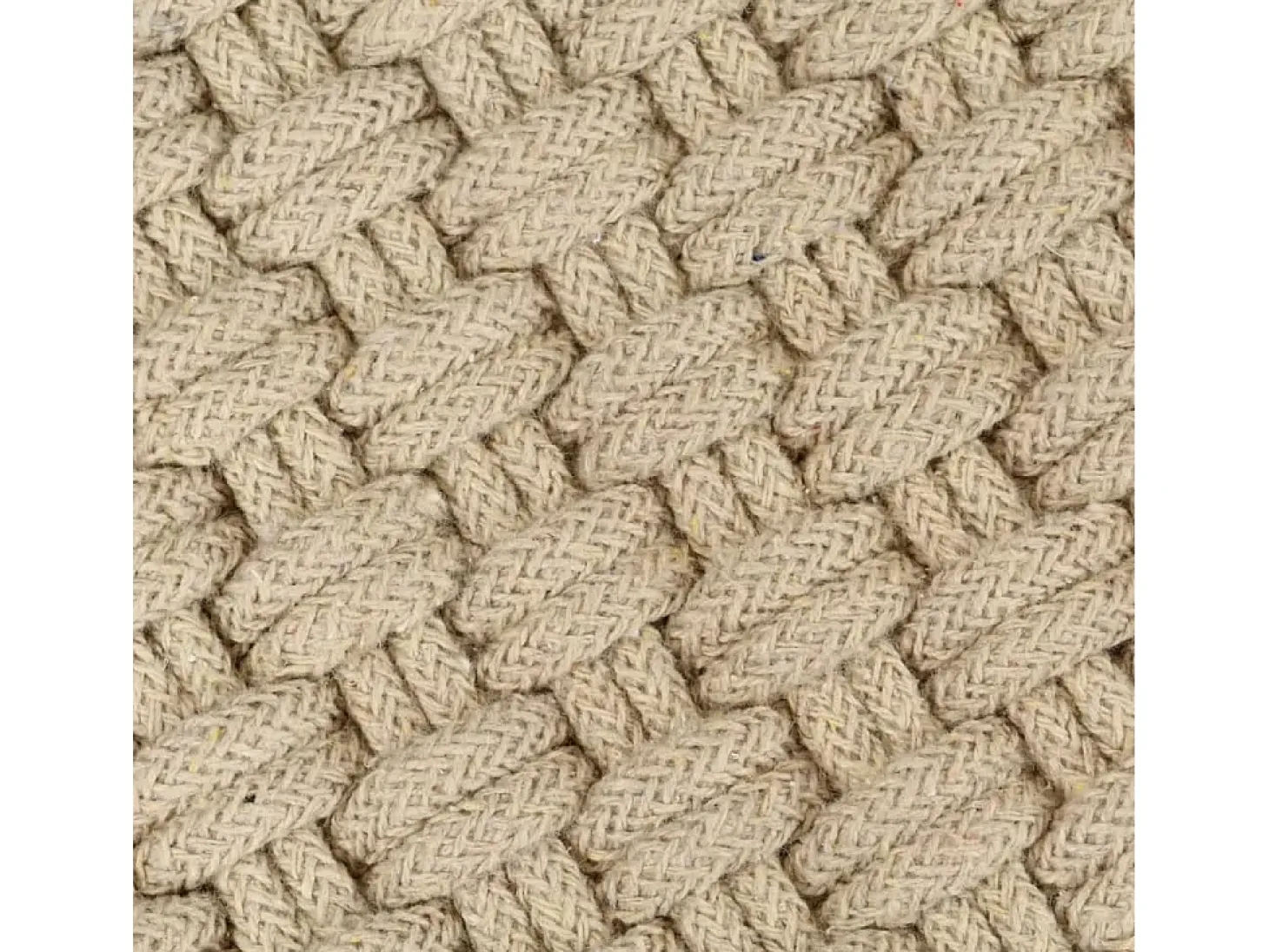 Alfombra rectangular algodón natural 160x230 cm ES88750