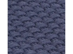 Alfombra rectangular algodón azul marino 180x250 cm ES77441