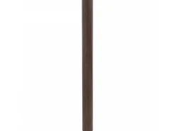 Alfombra rectangular bambú marrón oscuro 80x500 cm