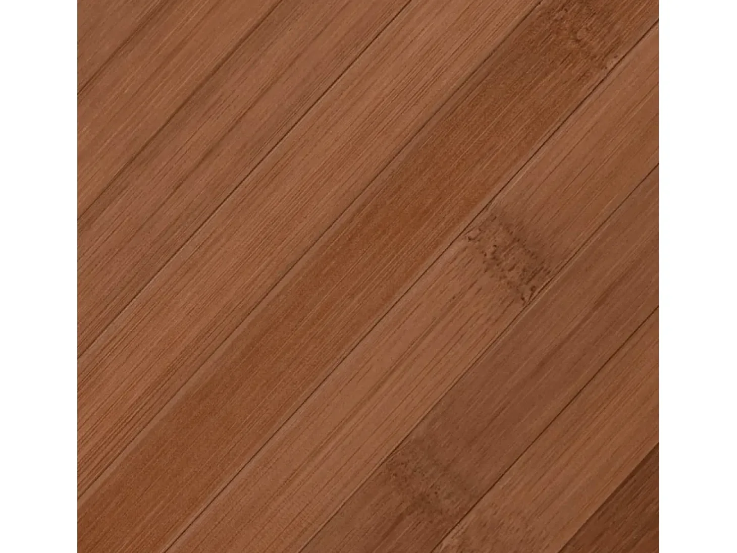 Alfombra rectangular bambú marrón 70x500 cm