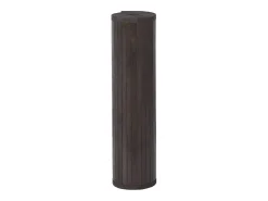 Alfombra rectangular bambú marrón oscuro 80x1000 cm