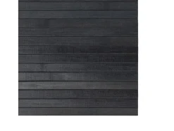 Alfombra rectangular bambú gris 60x400 cm