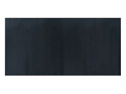 Alfombra rectangular bambú gris 100x200 cm