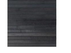 Alfombra rectangular bambú gris 100x200 cm