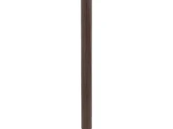 Alfombra rectangular bambú marrón oscuro 80x300 cm