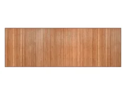 Alfombra rectangular bambú color natural 100x300 cm