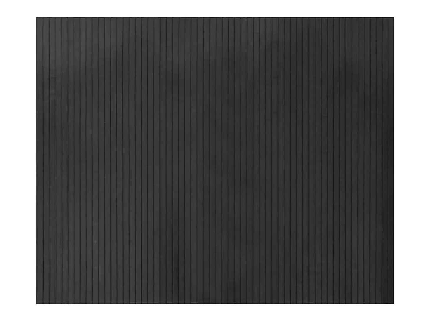 Alfombra rectangular bambú gris 80x100 cm