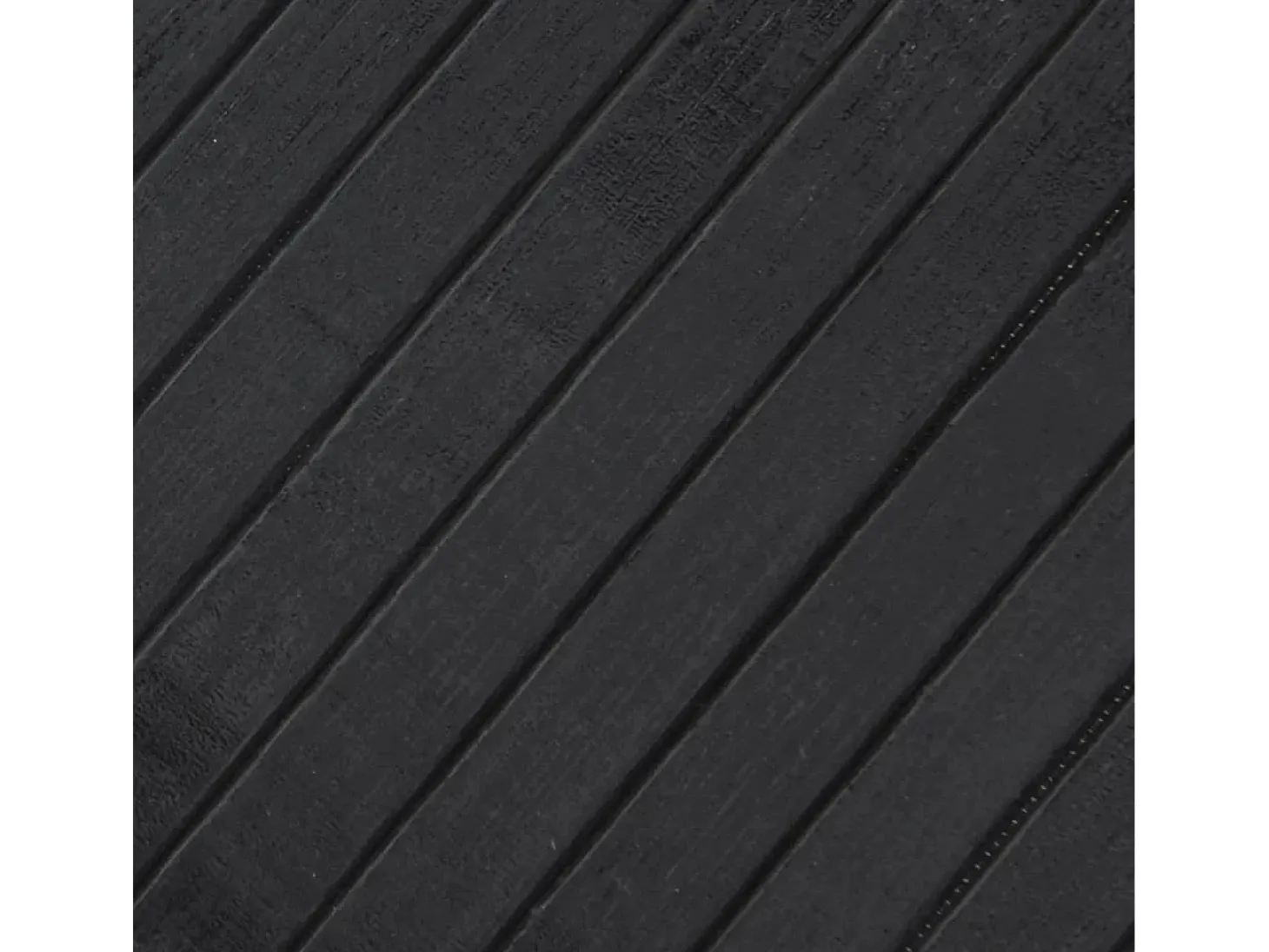 Alfombra rectangular bambú gris 80x100 cm