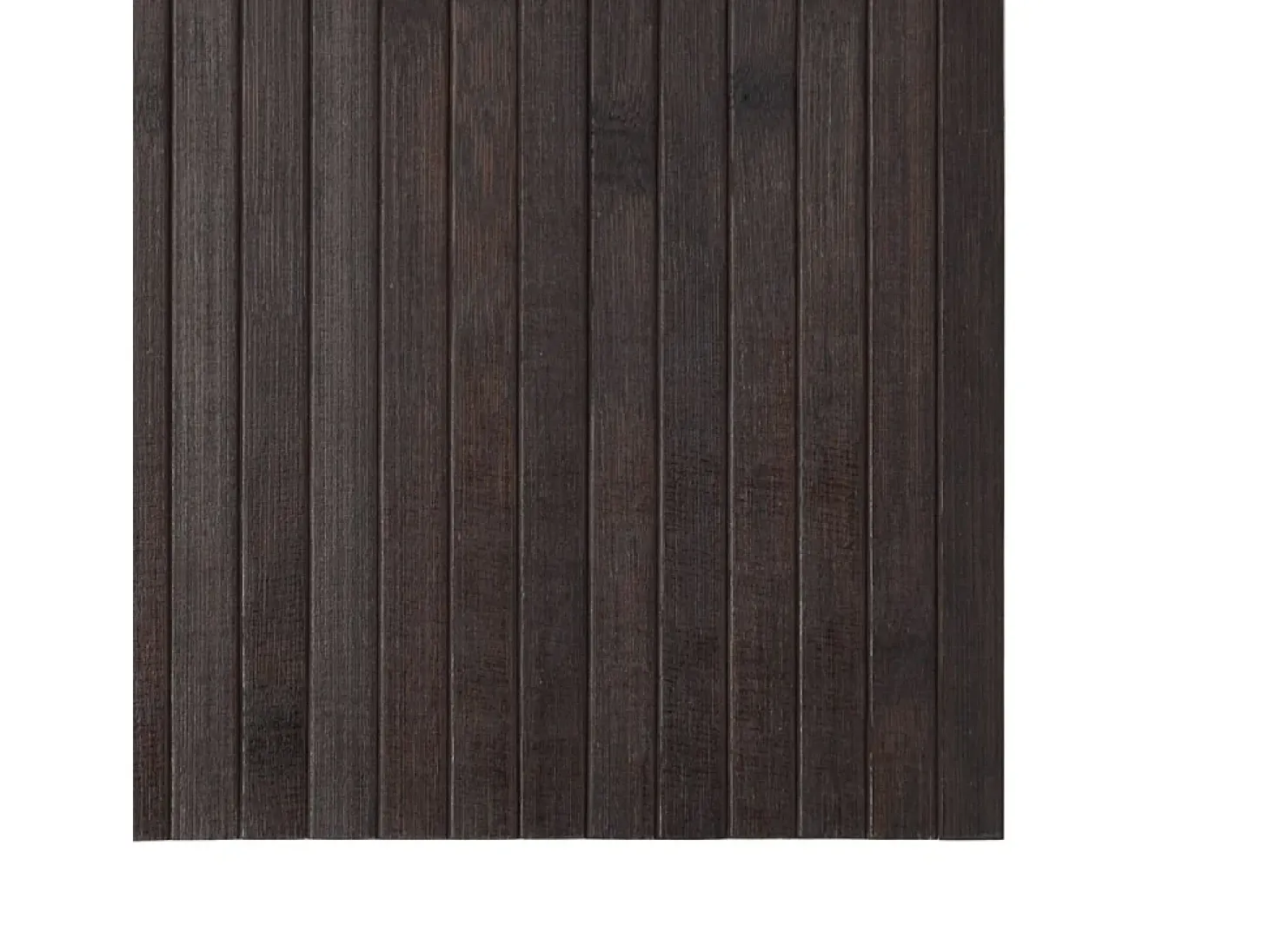Alfombra rectangular bambú marrón oscuro 60x300 cm