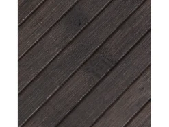 Alfombra rectangular bambú marrón oscuro 60x300 cm