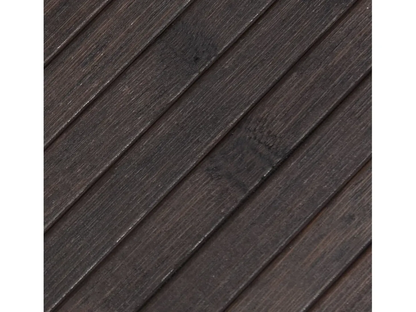 Alfombra rectangular bambú marrón oscuro 60x300 cm