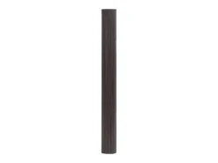 Alfombra rectangular bambú marrón oscuro 60x300 cm