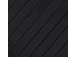 Alfombra rectangular bambú negro 70x200 cm