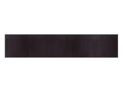 Alfombra rectangular bambú marrón oscuro 100x1000 cm