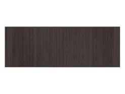 Alfombra rectangular bambú marrón oscuro 70x200 cm