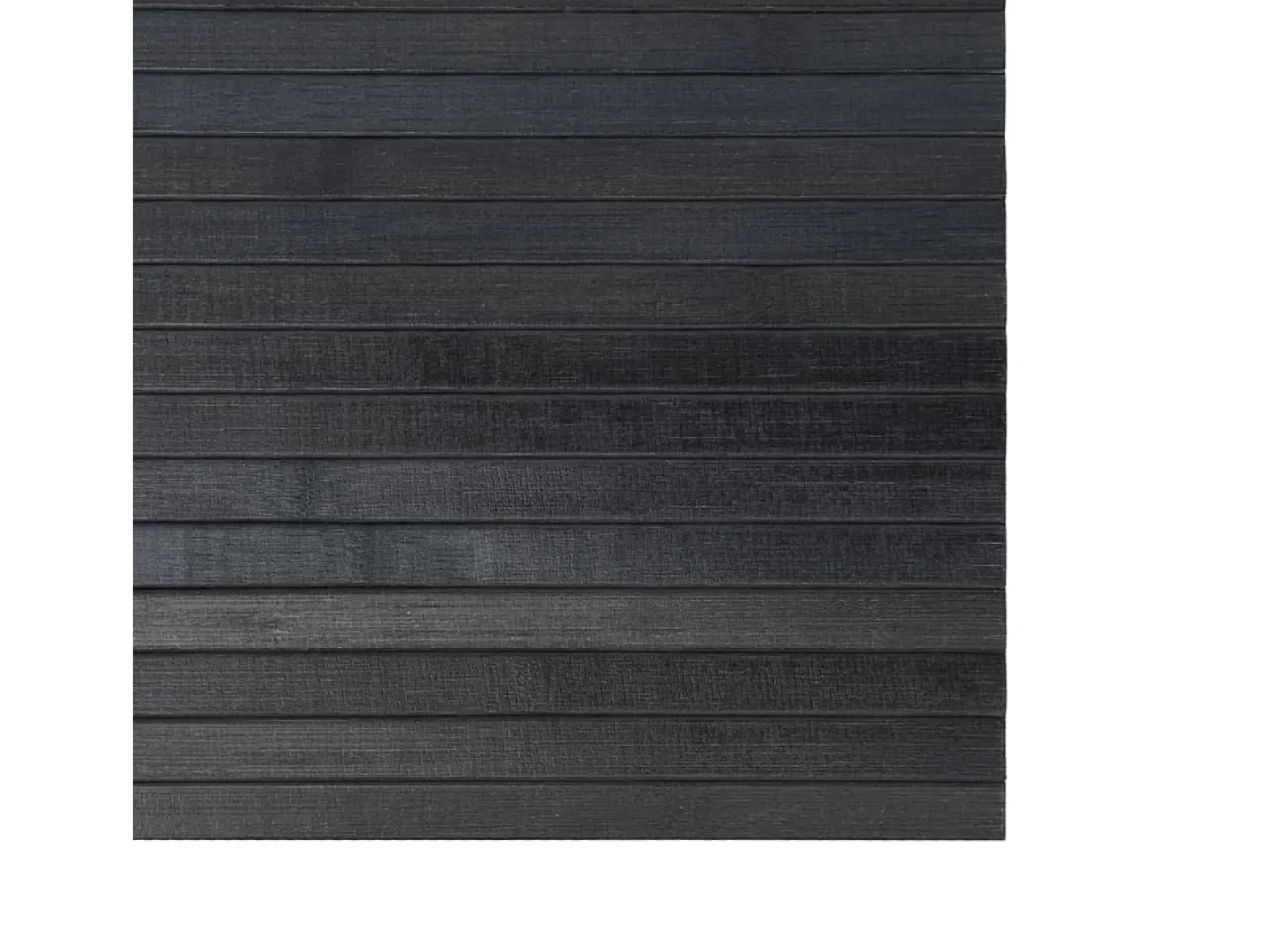 Alfombra rectangular bambú gris 70x200 cm