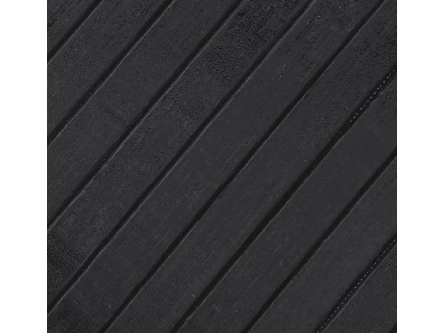 Alfombra rectangular bambú gris 70x400 cm
