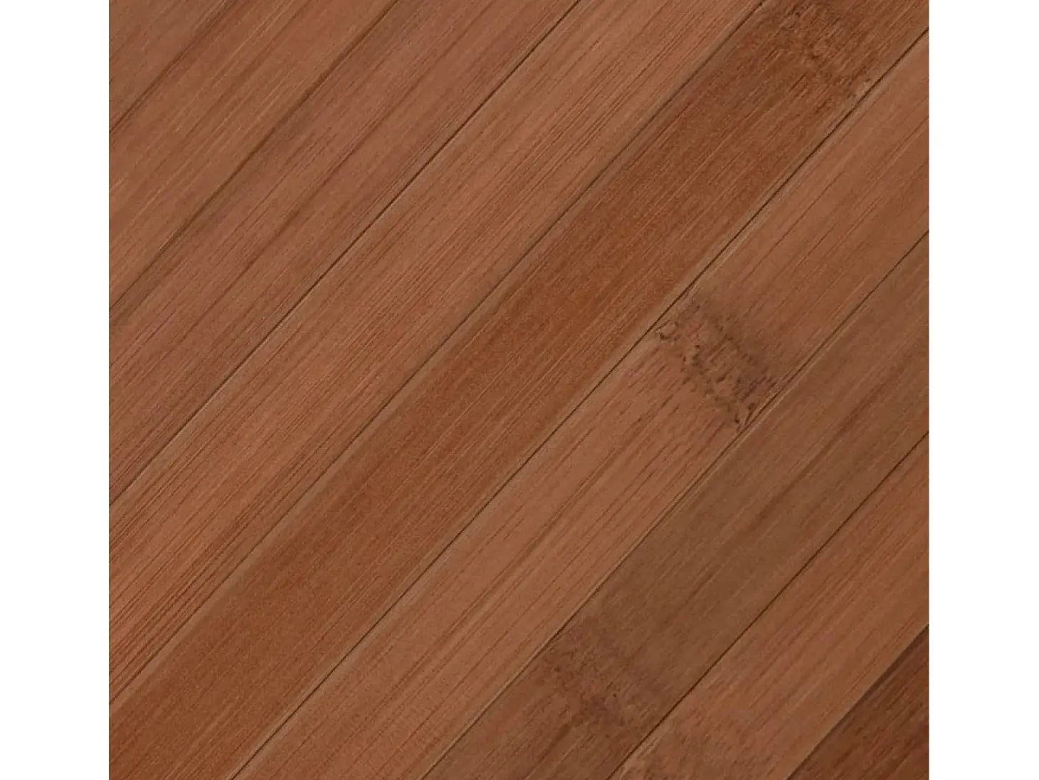 Alfombra rectangular bambú marrón 60x100 cm