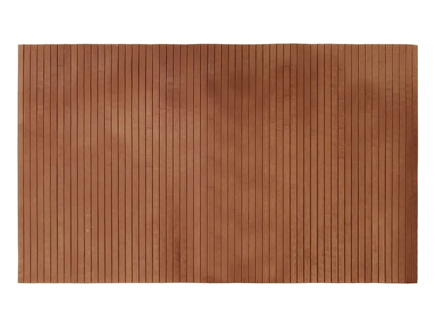 Alfombra rectangular bambú marrón 60x100 cm