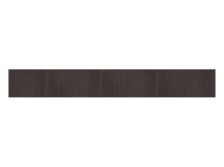 Alfombra rectangular bambú marrón oscuro 70x500 cm