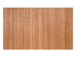 Alfombra rectangular bambú color natural 60x100 cm