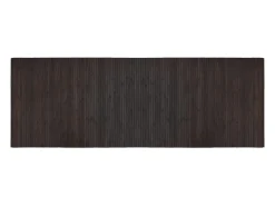 Alfombra rectangular bambú marrón oscuro 70x200 cm