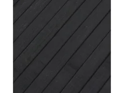Alfombra rectangular bambú gris 80x300 cm