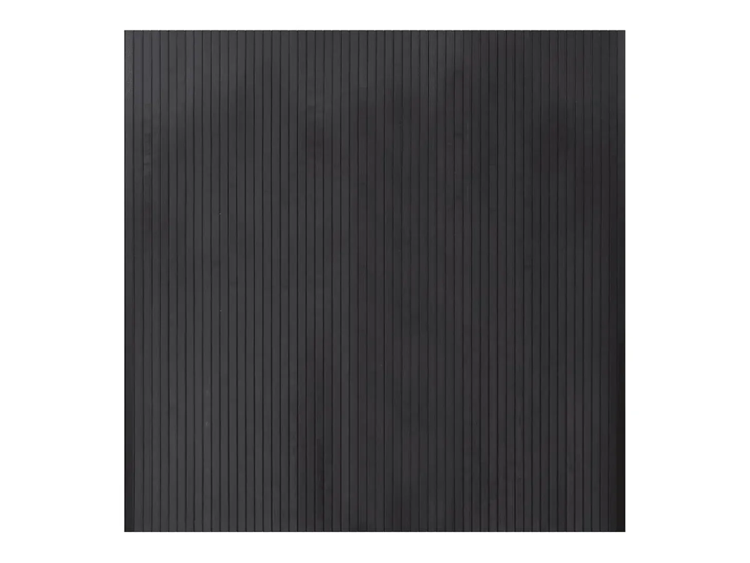 Alfombra rectangular bambú gris 100x100 cm