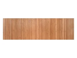 Alfombra rectangular bambú color natural 60x200 cm