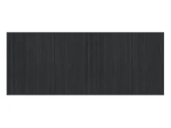 Alfombra rectangular bambú gris 80x200 cm