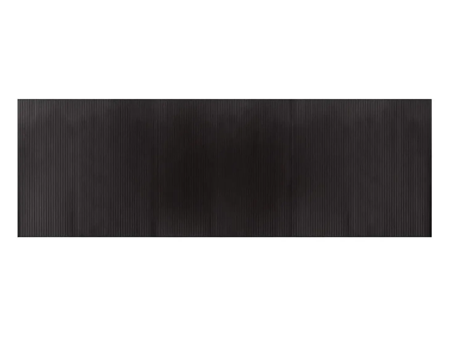 Alfombra rectangular bambú marrón oscuro 100x300 cm