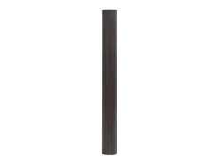 Alfombra rectangular bambú marrón oscuro 100x300 cm