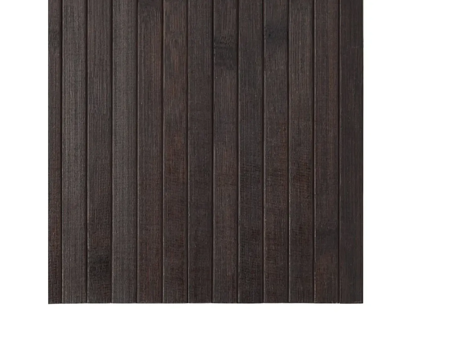 Alfombra rectangular bambú marrón oscuro 100x300 cm