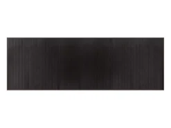 Alfombra rectangular bambú marrón oscuro 100x300 cm