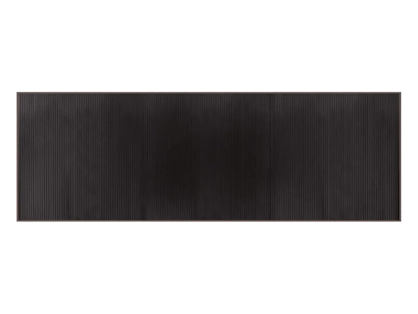 Alfombra rectangular bambú marrón oscuro 100x300 cm