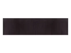 Alfombra rectangular bambú marrón oscuro 100x400 cm